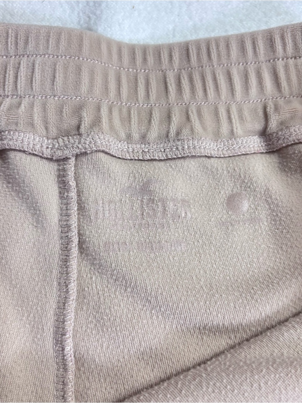Hollister Beige Velour Flare Lounge Pants S Y2K Soft Girl Athleisure Casual Glam - Picture 5 of 10